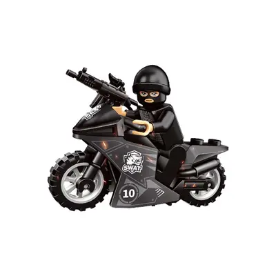 Special Forces Small Brick Building Set with Minifigures, Police Car - 5