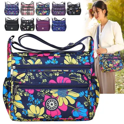 Wholesale foreign trade supply 2022 new Oxford fabric multi-purpose shoulder crossbody bag large capacity street vendor bag