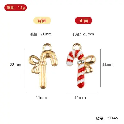 Weihnachts-Legierungsanhänger-Sammlung, Weihnachtsmann, Stern, Schneemann - 11