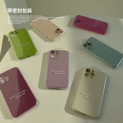 iPhone 16 Liquid Silicone Phone Case, Pure Colour, Compatible with 14 Plus