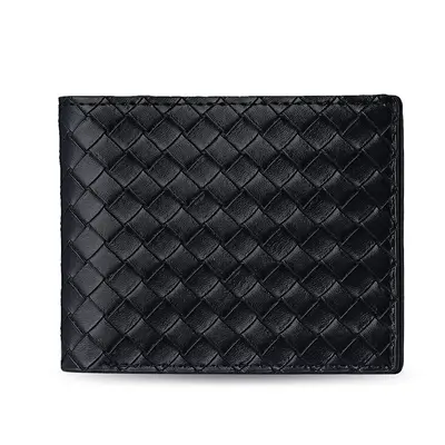 Herrenbrieftasche mit gewebtem Muster, multifunktional, für Business und Freizeit - 6
