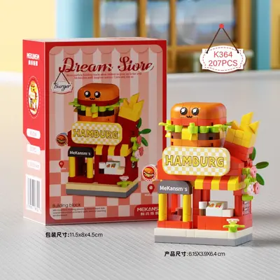 Micro Particle Building Blocks, Stress Relief and Educational, Street Scene Small Car - 13