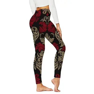 Avrupa ve Amerikan 3D dijital baskı elastik ince tayt yoga pantolonu baskılı fitness pantolonları pod tek parça özelleştirme