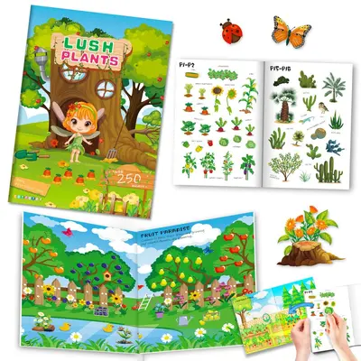 5-Book Sticker Book Set for Early Learning - 12