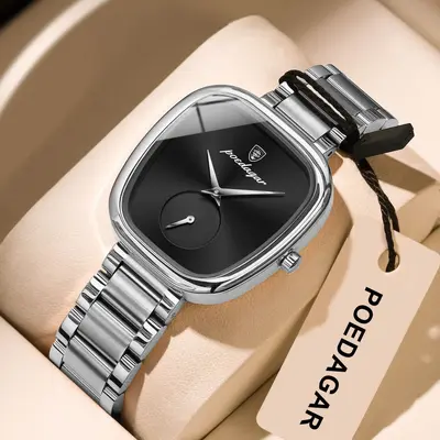 POEDAGAR Women's Watch Model 783, Steel Band, Waterproof, Quartz - 12