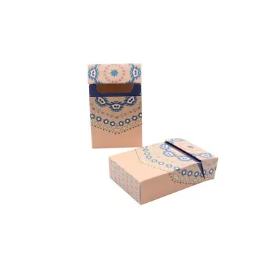 White Cardboard Cigarette Box for 20, Eco-Friendly Gift Box