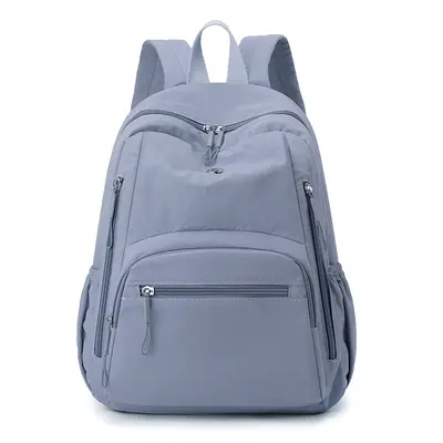 Women's Solid Color Backpack, Lightweight, Korean Style, Commute and Travel - 10