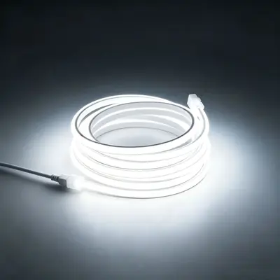 LED-Streifen 220V selbstklebend mit Silikon-Überzug, weiches Silikon-Design für Wohnzimmer COB-Silikon-LED-Streifen - 7