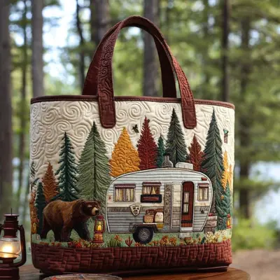 3D Printed Women's Handbag, Large Capacity Tote Bag - 7