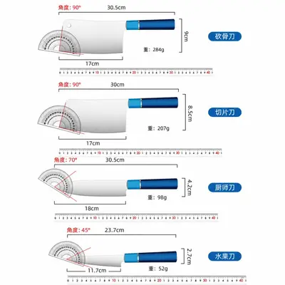 Yangjiang paslanmaz çelik mutfak bıçağı seti - 3