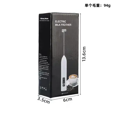 Milchaufschäumer Kaffee-Milchaufschäumer elektrischer Mixer Edelstahl Creme Haus USB Eierquirl Schneebesen