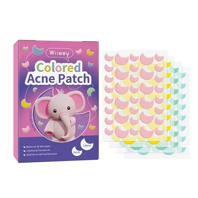 Wiieey Patterned Acne Patch Series, Fades Acne Marks, Multiple Designs - 8