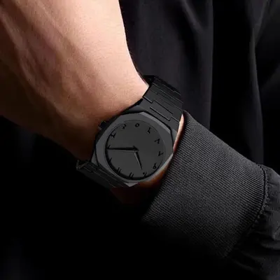 Men's Premium Quartz Watch Set, Business and Sports Style