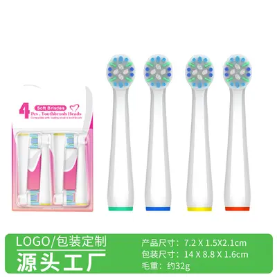 Replacement Brush Heads Compatible with Oral-B Electric Toothbrush, Soft Bristles - 10