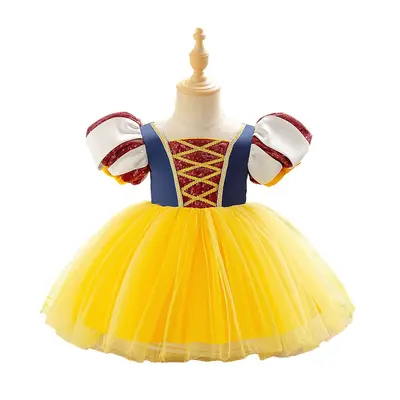 Mädchen-Prinzessinnenkleid Schneewittchen für Kleinkinder und Kinder