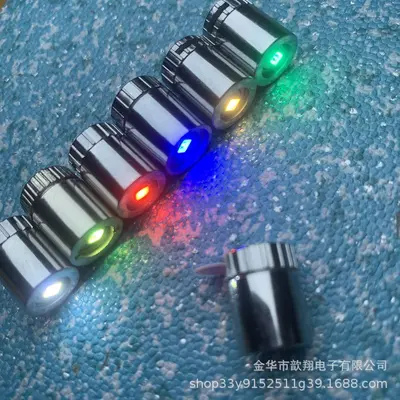 Mini Colorful LED Decorative Lamp, Rotating, Kids DIY Accessory