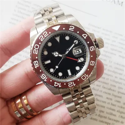 Men's 4-needle ceramic ring quartz watch - 3