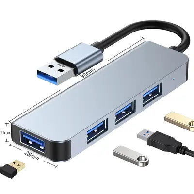 TYPE-C dual-ended 8-in-1 docking station USB3.0 high-speed transmission hub multifunction hub docking station - 11