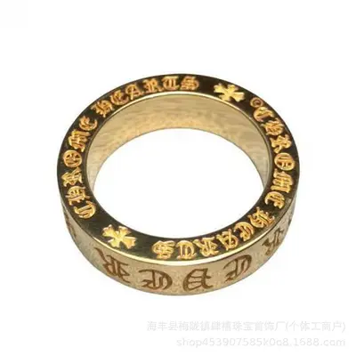 S925 Silver Cross Ring, Classic, Unisex, Vintage Style - 8