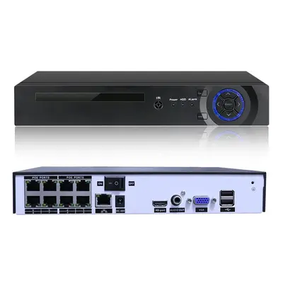 Xiongmai 8 kanal NVR 8MP, POE, 48V