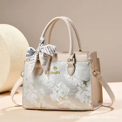 Printed Women's Handbag, Large Capacity Crossbody Bag