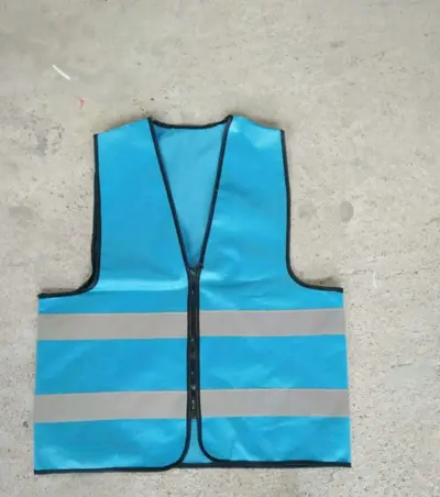 Multicolor Reflective Safety Vest, Two Horizontal Zippers, Breathable - 10