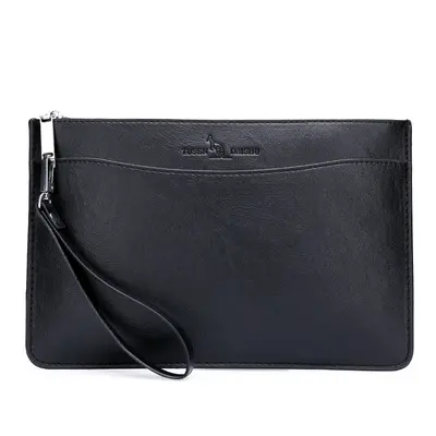 Herren-Handtasche im Karomuster, Umschlagform, mehrere Kartenfächer - 6