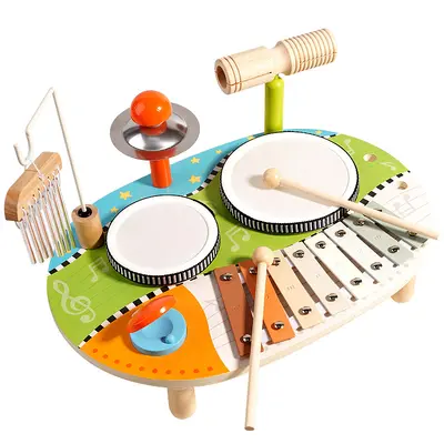 Children's Multifunctional Piano Drum Set, Early Music Education Toy - 6