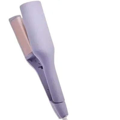 Fransız Tarzı Yumurta Rulolu 32mm Derin V Dalgalı Saç Maşası Su Dalgası Deseni Yumurta Rulolu Koyun Kılı Rulolu Kalıcı Şekil Tutuşu Saç Hasarsız Saç Maşası