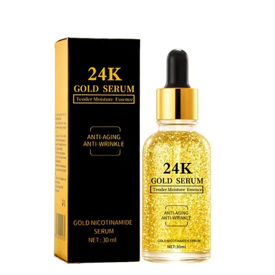24-Karat-Gold Hyaluronsäure Flüssigkeit Astaxanthin Essenz Flüssigkeit Feuchtigkeitscreme Essenz Messing Gesichtsessenz Hersteller Großhandel - 9