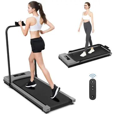 Walking Pad Laufband mit Steigung, tragbar