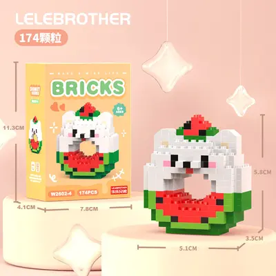LEGO Compatible Micro Building Block Set, Cartoon and Anime Series - 5