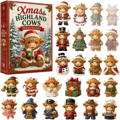 2026 AUTUMN HIGHLAND Cows Noel Highland İnek Advent Takvimi - 6