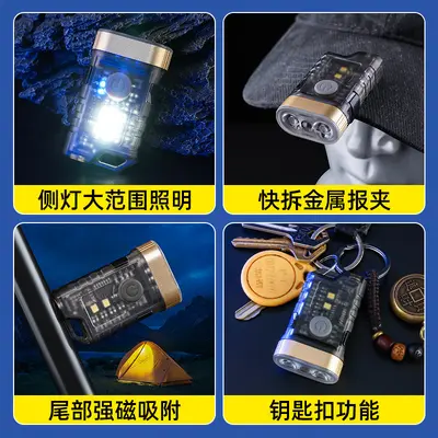 Mini Keychain Flashlight, Multifunctional Banknote Detector Light