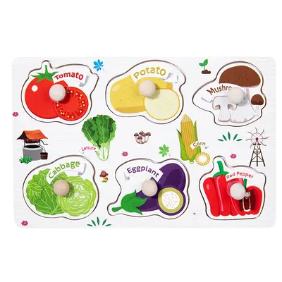 Montessori Erken Eğitim Yapı Taşı Eşleştirme Paneli, 1-2 Yaş Bebek Oyuncağı - 8