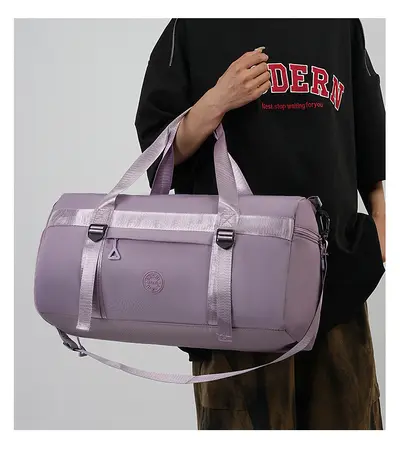 Großvolumige Reisetasche Damen Handtasche Fitnesstasche Herren Trocken-Nass-Trennung Sporttasche Reisetasche tragbar Kurztrip Geschäftsreise Tourismus - 8