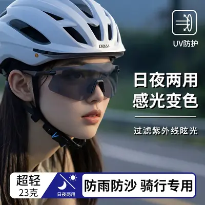 Day-Night Photochromic Cycling Glasses, Model 19576, Windproof - 1