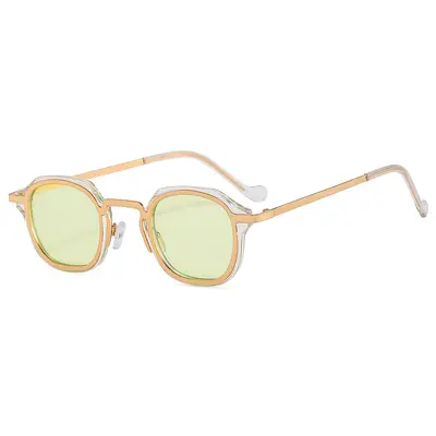 Metal Frame Sunglasses for Men and Women, UV400 Protection - 12