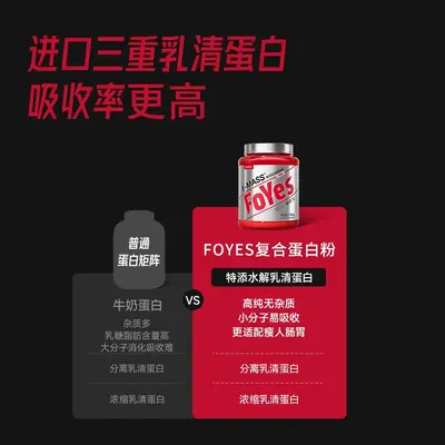 Foyes Protein Powder, Whey Complex with Rice Flour for Fitness - 2