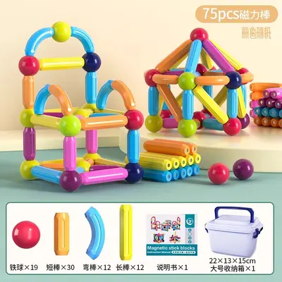 Magnetic Building Blocks Educational Toy Ages 1-3 - 8