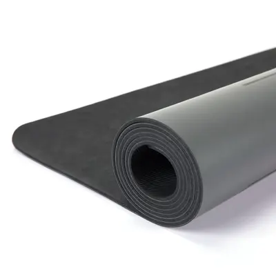 Yoga mat 5mm, natural rubber, professional, non-slip, PU