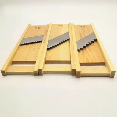 Çok amaçlı sebze doğrayıcı, ticari ev tipi, ahşap sap - 3