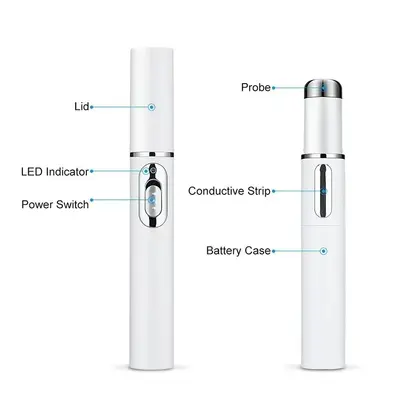 KD-7910 Grenzüberschreitender Blaulicht-Druckstift Augenmassagegerät Augenmassagestab Beauty-Eye-Gerät Upgrade-Heizgerät