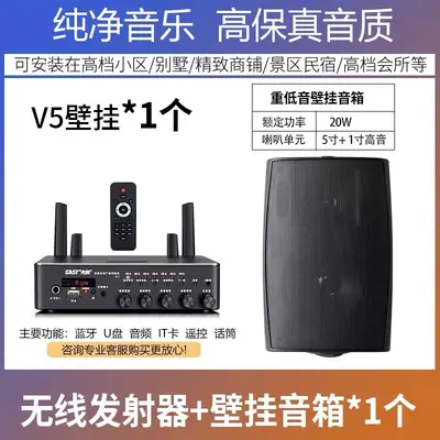 Xianke V1 Wireless Wall-Mounted Bluetooth Speaker Set, Waterproof - 13