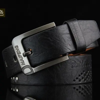 Neuer Export-Querborder-Casual-Herrengürtel, Vintage-Nadelbuckel-Taillengurt, Retro-Niet-Hose-Gurt, Herstellerlagerbestand