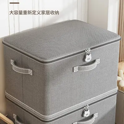 Fabric storage box, large capacity, multi-purpose - 3