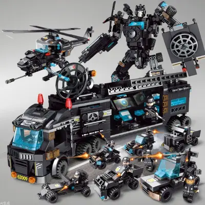 Eagle Special Forces Aircraft Carrier Military Building Block Set for Boys - 2