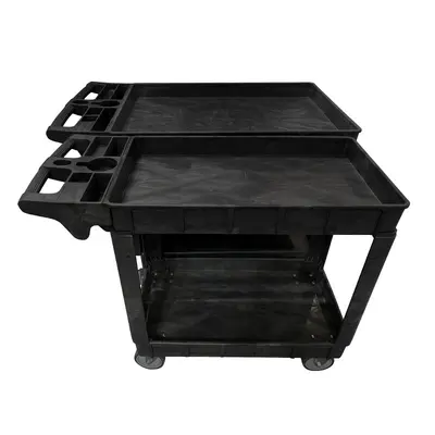 Multifunctional Plastic Tool Cart, Silent Wheels, for Auto Repair