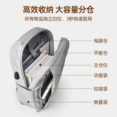 2026 Neu Herren und Damen 720 Grad Luftkissen Business 16 Zoll großer Kapazität Rucksack Studenten Laptop Rucksack Doppelschultergurt