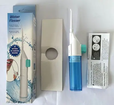 便携式手动冲牙器高压脉冲家用口腔清洁器跨境water floss洗牙器 - 7